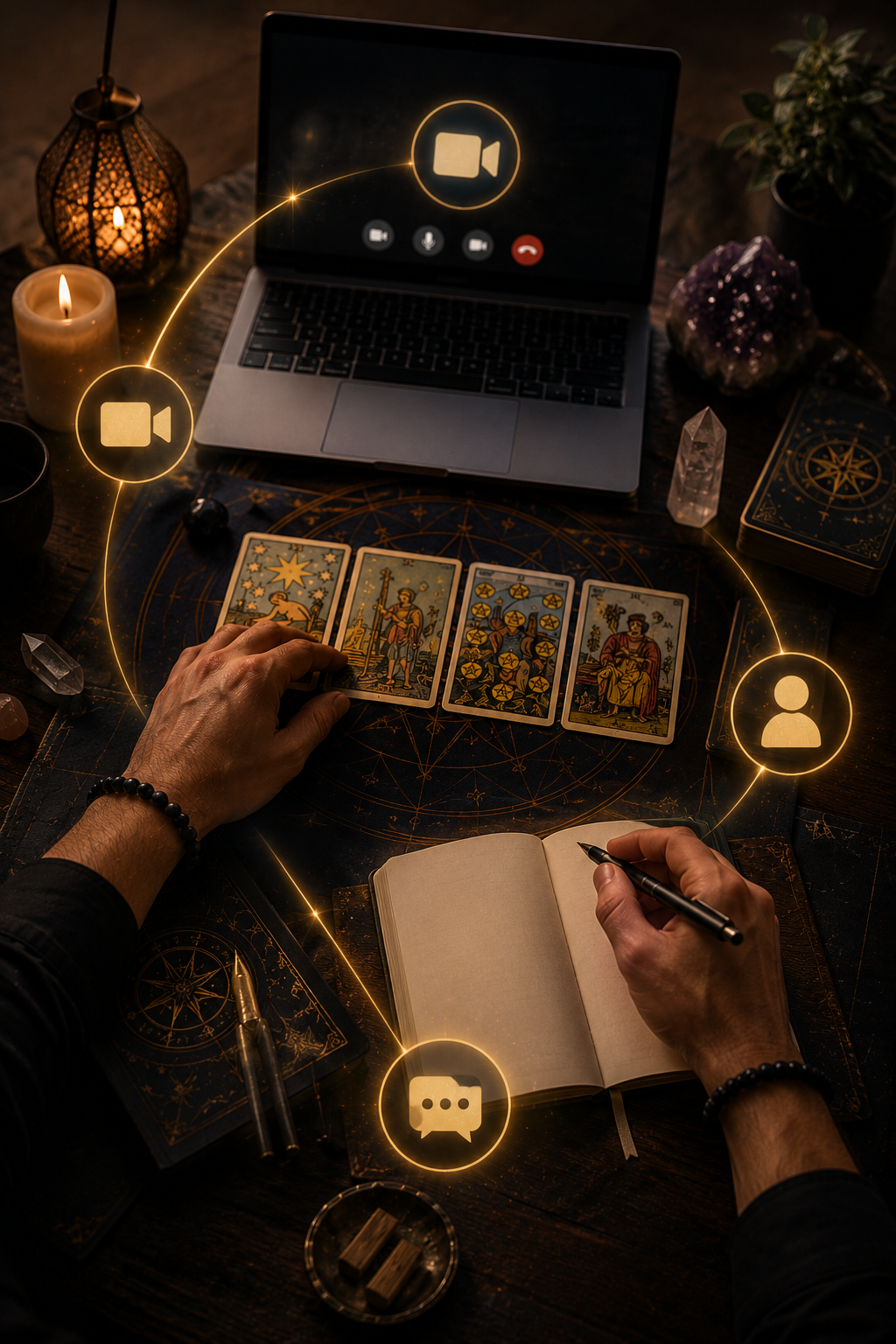 Espacio de consulta de tarot